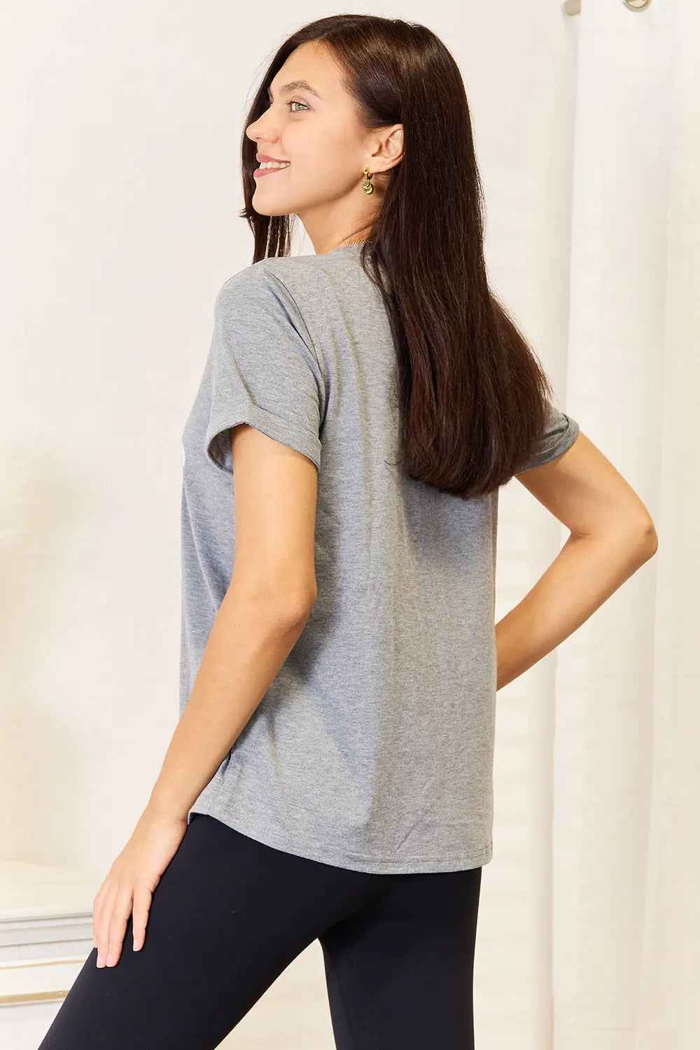 Simply Love "I'M NOT GETTING READY TODAY" Womens Graphic T Shirt