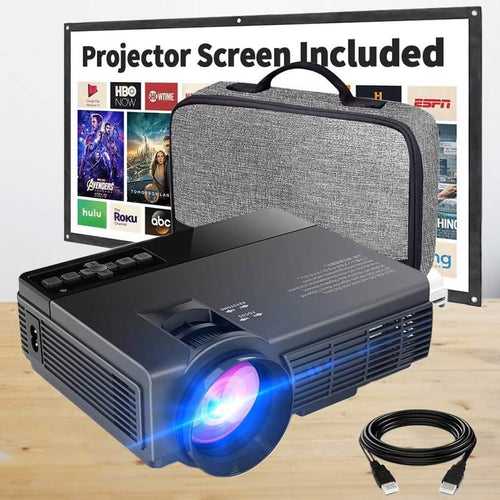 170'' Display, 1080P Supported Mini Projector - Assorted Colors by DailySale
