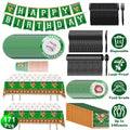 171-Pieces: Baseball Birthday Party Disposable Dinnerware Set by DailySale