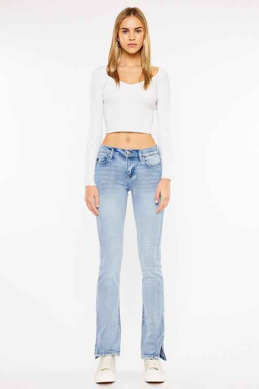 Mid Rise Y2K Bootcut Jeans