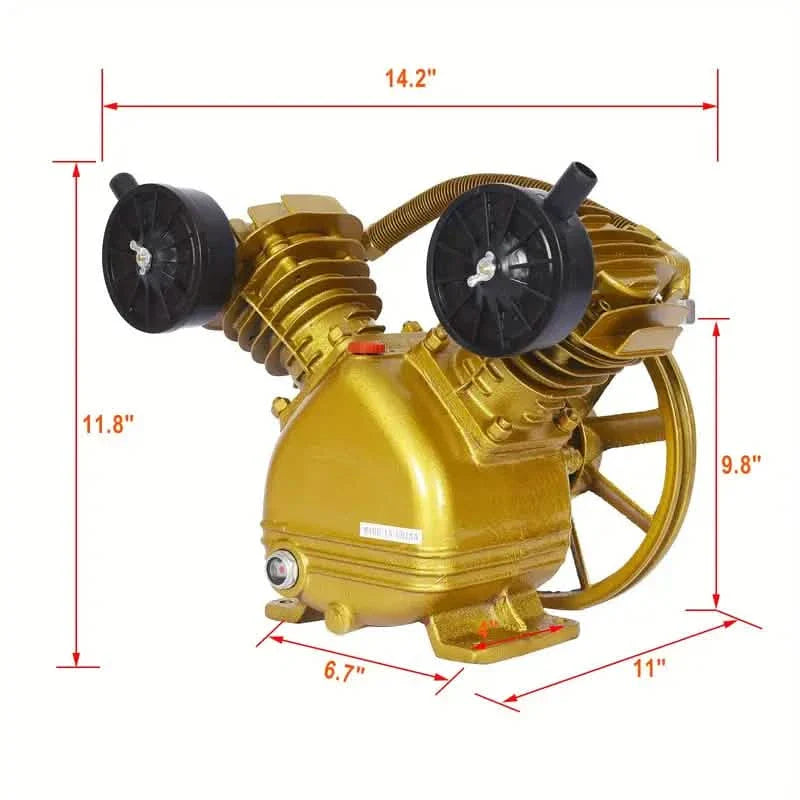 3HP Air Compressor Pump 115PSI V-Type Twin Cylinder Air Compressor Pump by DailySale