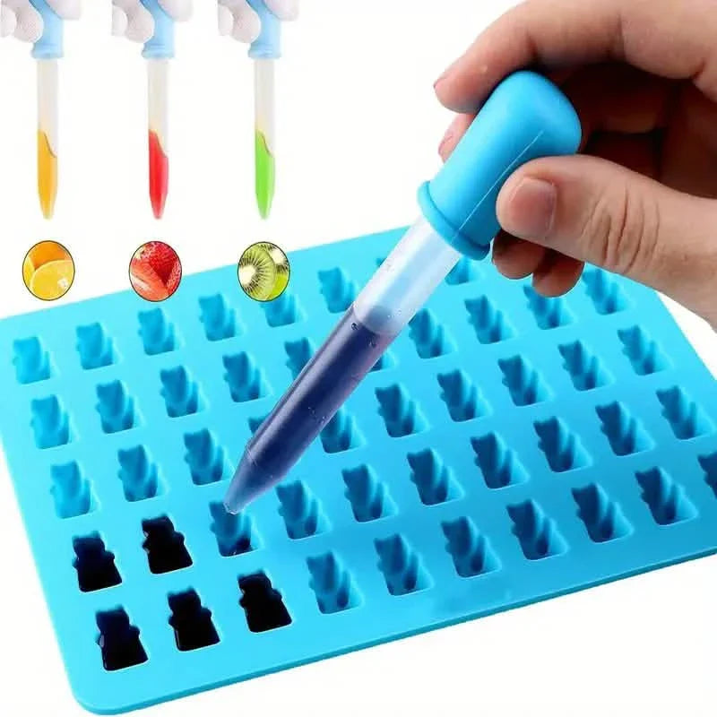 10-Pack Colorful Silicone Eye Droppers – Crafts, Gummy Making, Candy Molds by DailySale