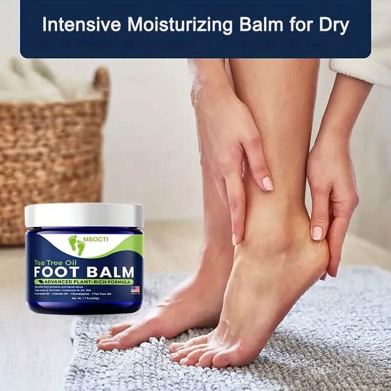 Tea Tree Oil Foot Balm Moisturizer for Dry Feet by DailySale