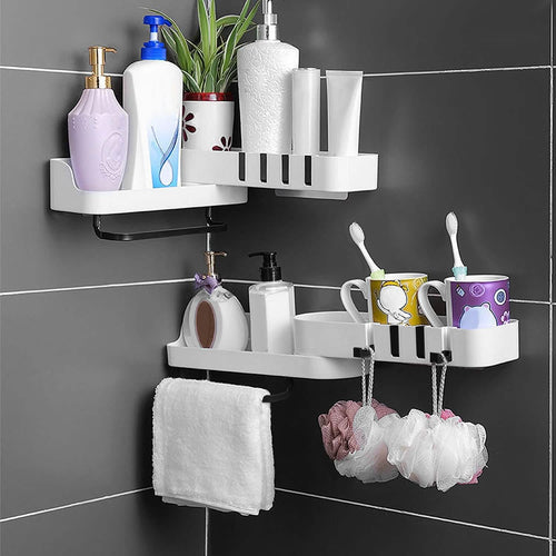 180° Rotatable Bathroom Corner Caddy Shelf by DailySale