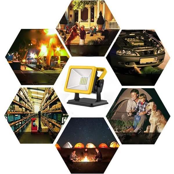 180¬∞ Rotatable Flood Lights by DailySale