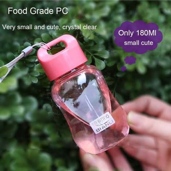 180ML Plastic Colorful Water Bottle Portable by DailySale