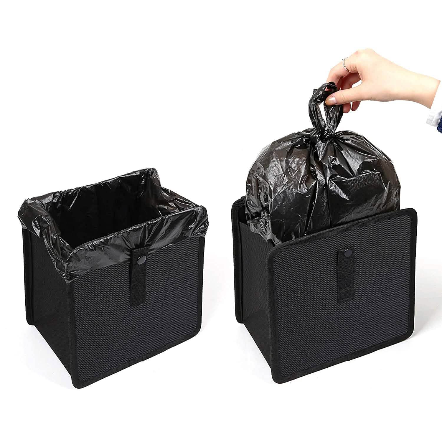 1.85 Gallon Hanging Car Trash Can Waterproof Litter Garbage Bag Organizer by DailySale