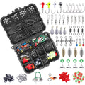 188-Pieces: Portable Fishing Accessory Kit with Tackle Box by DailySale