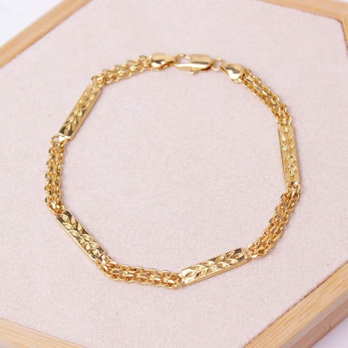 18K-Gold-Filled Bismark/Bar Anklet by DailySale