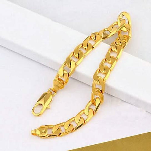 18k Gold Filled Cuban Link Bracelet by DailySale