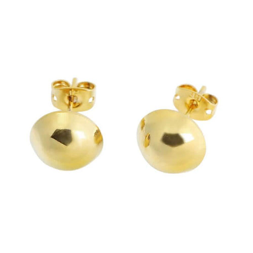 18K Gold Half Ball Stud Earrings by DailySale