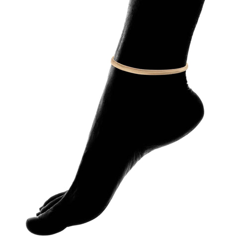 18K Gold Herringbone Anklet by DailySale