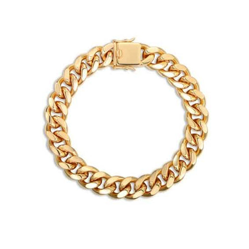 18K Gold Plated Cuban Chain Bracelet by DailySale
