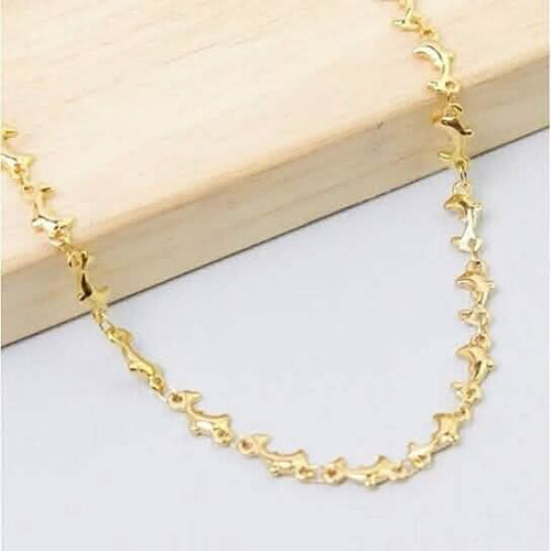 18k Gold Plated Dolphin Anklet by DailySale