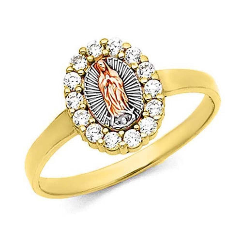18kt Gold Plated Marry Simulated Diamond Ring by DailySale