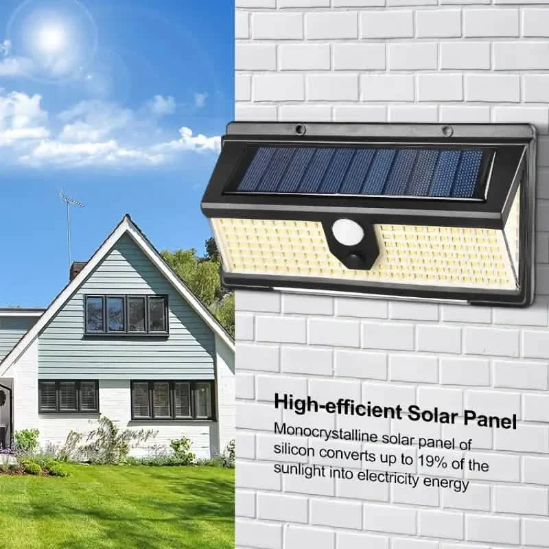 190 LED Upgrading Solar Light Wall by DailySale