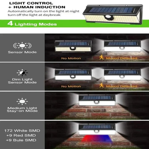 190 LED Upgrading Solar Light Wall by DailySale