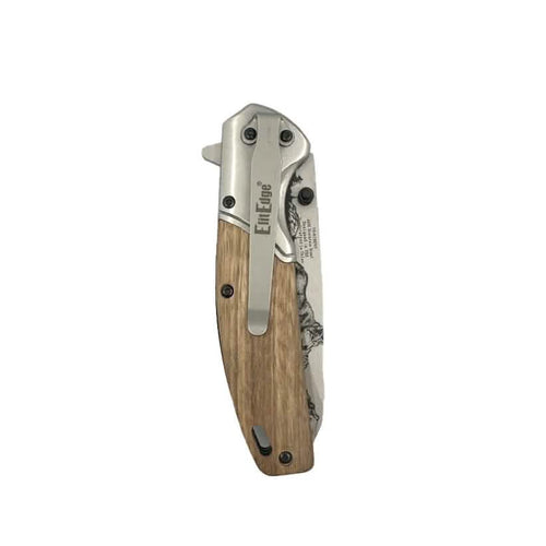 2-Pack: 3.5" Spring Assisted Knife Drop Point Blade by DailySale