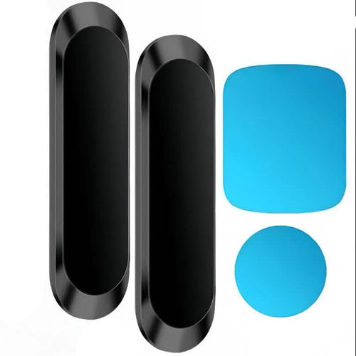 2-Pack: Super Magnetic Car Phone Holder – Black, Compact & Secure Grip by DailySale