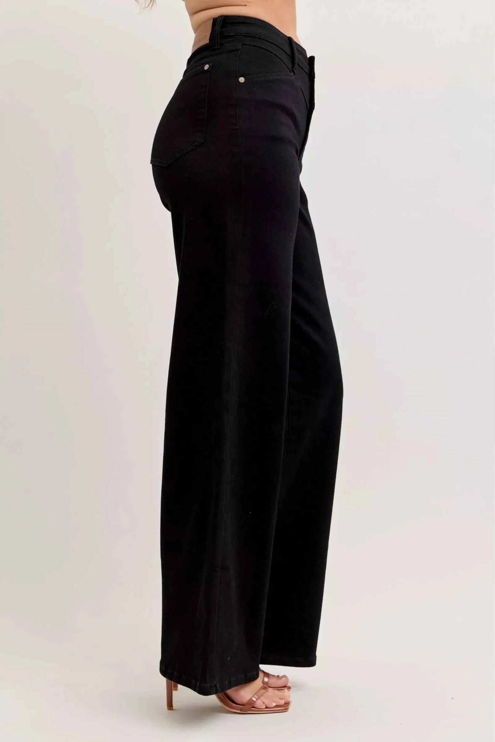 Judy Blue High-Waisted Wide Leg Jeans