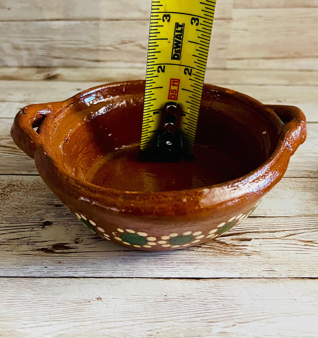 2 Mini Cazuelitas de Barro 2 Mini Clay Pots by Chica Mexico