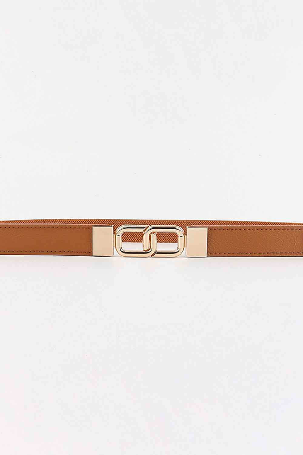 Geometric Double Buckle Elastic Belt