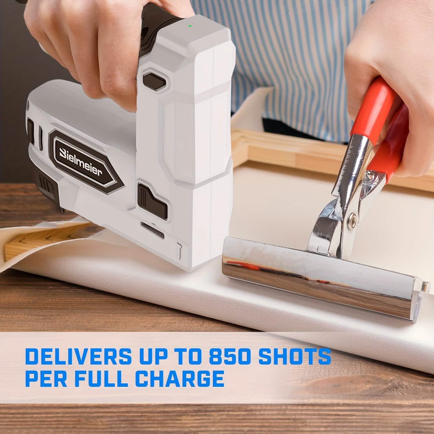 Bielmeier 20V Cordless 2-in-1 Stapler & Brad Nailer by DailySale