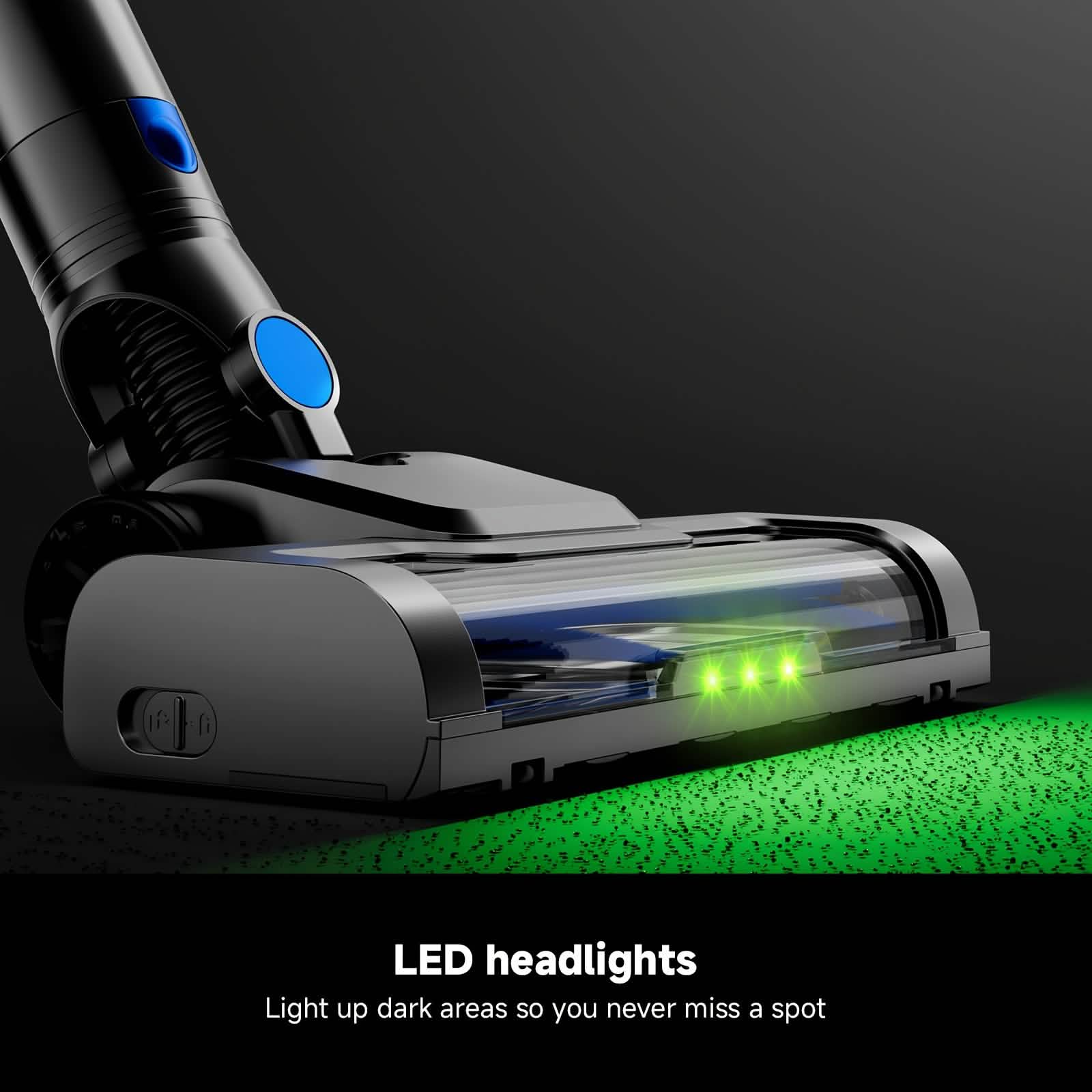 Cordless Vacuum Cleaner with LED Light & Removable Battery by DailySale