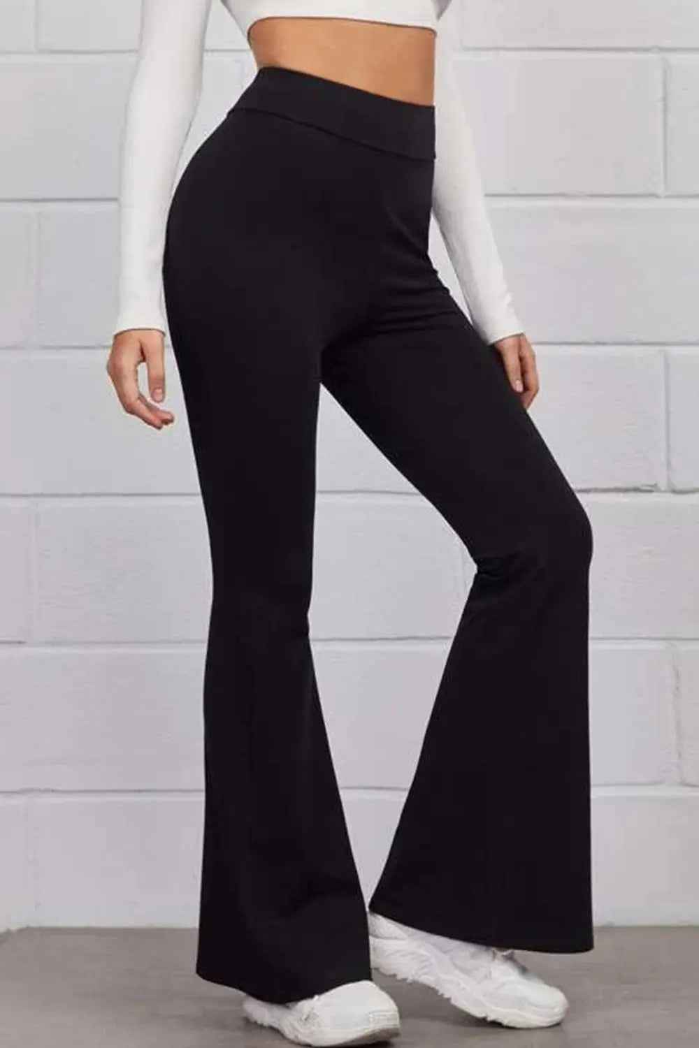 Pull On Flare Leg Pants