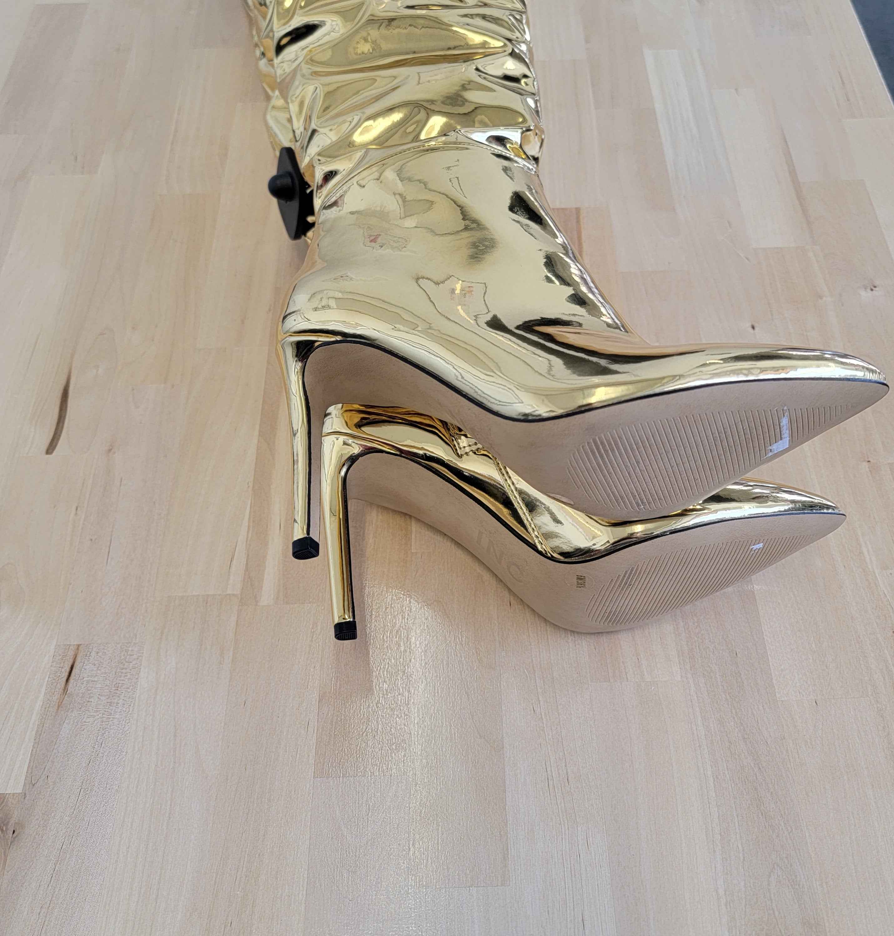 INC Gold Boots Sz 7