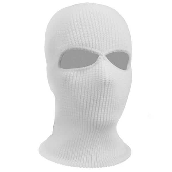 2 Holes Full Face Cover Hood Knitted Balaclava Face Mask by DailySale
