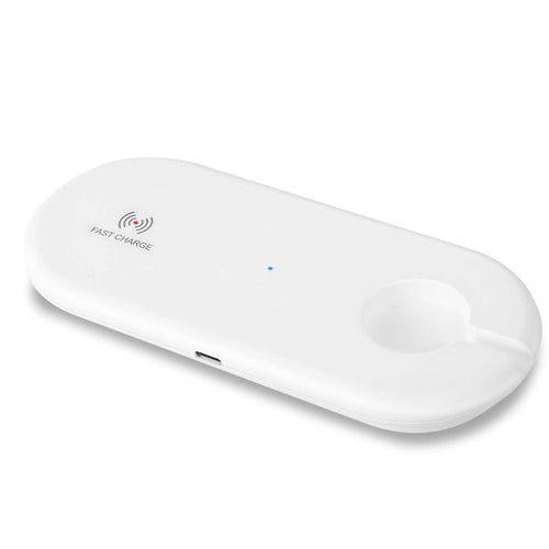 2-in-1 10W Qi Wireless Charging Pad by DailySale
