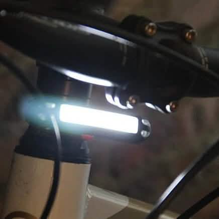 2-in-1 500LM Bicycle USB Rechargeable LED Bike Light Taillight Ultralight Warning Night by DailySale