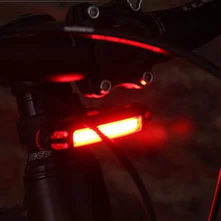 2-in-1 500LM Bicycle USB Rechargeable LED Bike Light Taillight Ultralight Warning Night by DailySale