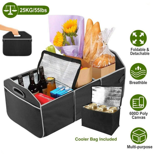 2-in-1 Collapsible Trunk Organizer with Removable Cooler by DailySale