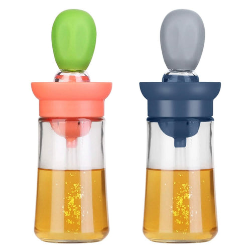 2-in-1 Glass Olive Oil Dispenser with Silicone Dropper by DailySale