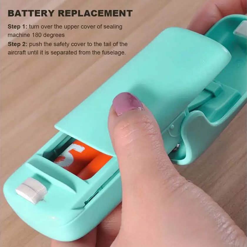 2-in-1 Heat Sealer and Cutter Mini Bag Sealer by DailySale