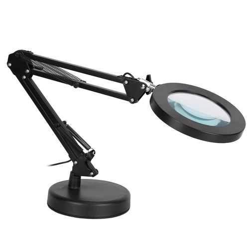 2-in-1 LED Magnifier Desk Lamp with 8x Magnifying Glass by DailySale