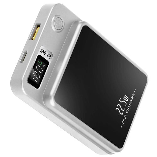 2-in-1 Magnetic Wireless Power Bank 10000mAh PD20W Fast Charger Mag Safe by DailySale