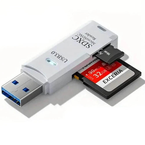 2-in-1 Multi Card Reader USB 3.0 Micro SD TF Card Memory Flash Drive Adapter by DailySale