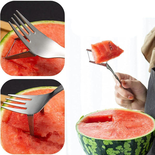 2-in-1 Watermelon Fork Slicer by DailySale