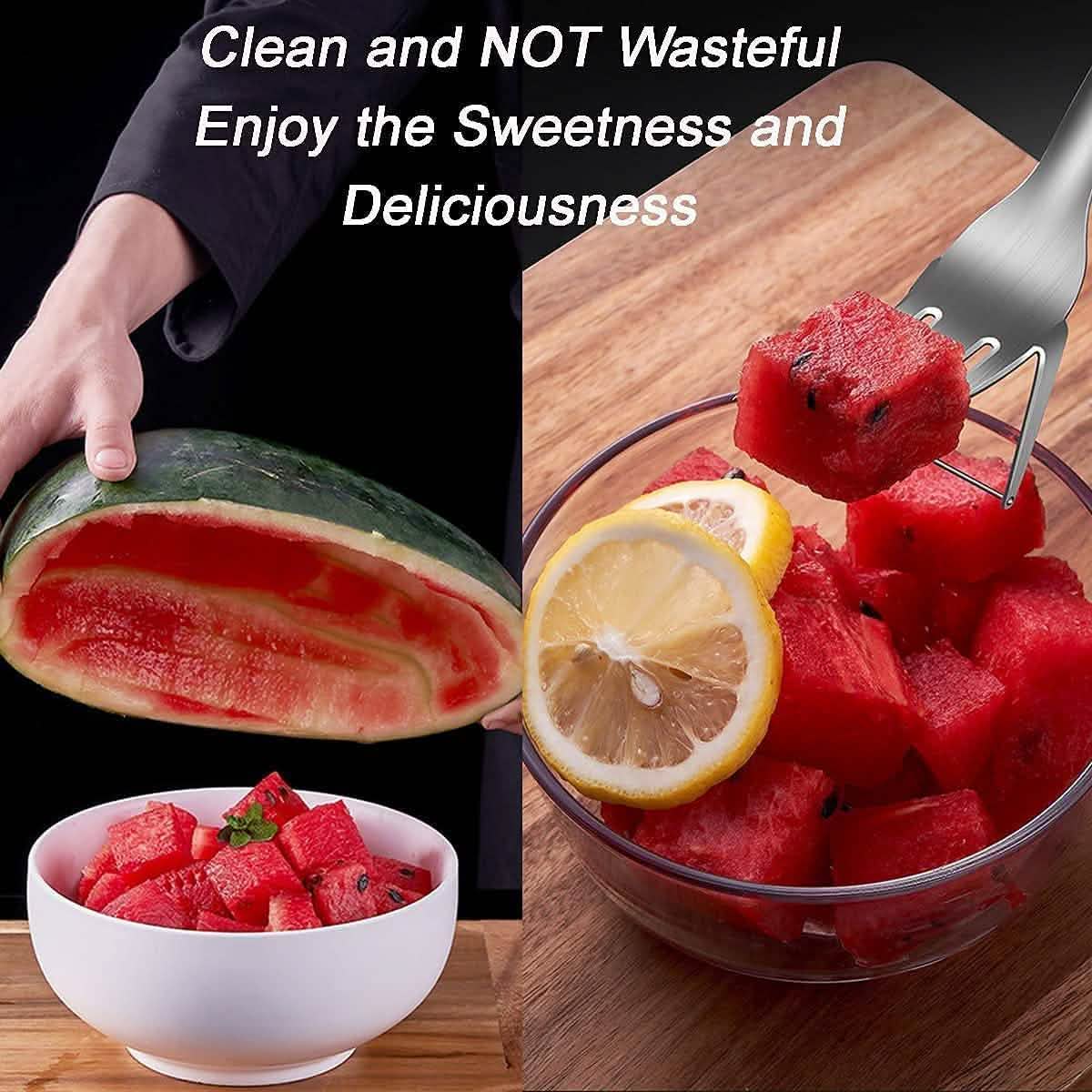 2-in-1 Watermelon Fork Slicer by DailySale