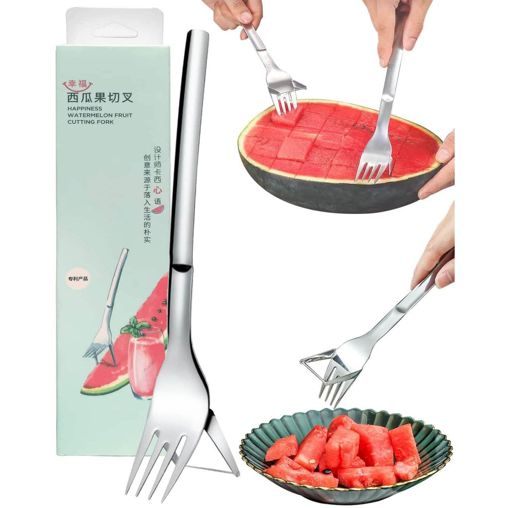 2-in-1 Watermelon Fork Slicer by DailySale