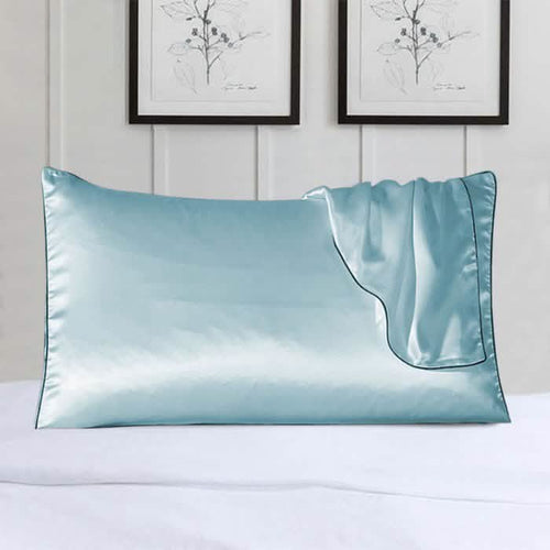 2-Pack 100% Silk Pillow Cover With Trim by DailySale