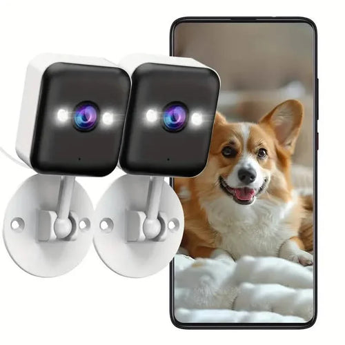 2-Pack: 1080P FHD Wireless Surveillance Camera, Full-Color Night Vision, Two-Way Voice & More by DailySale