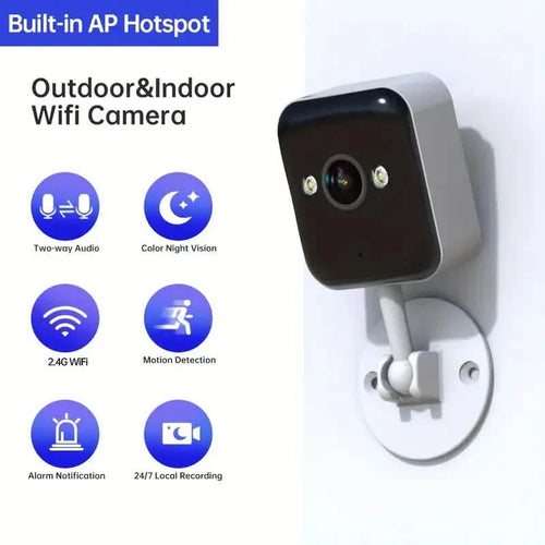 2-Pack: 1080P FHD Wireless Surveillance Camera, Full-Color Night Vision, Two-Way Voice & More by DailySale