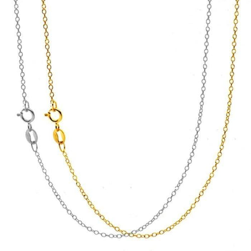 2-Pack: 18 Karat Gold Cable Chain by DailySale