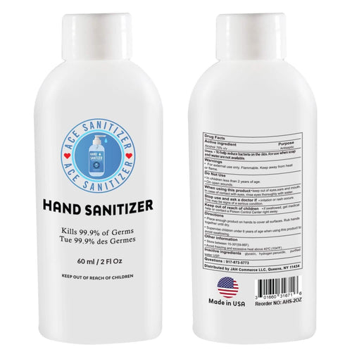 2-Pack: 2oz Bottle 70% Alcohol Hand Sanitizer by DailySale