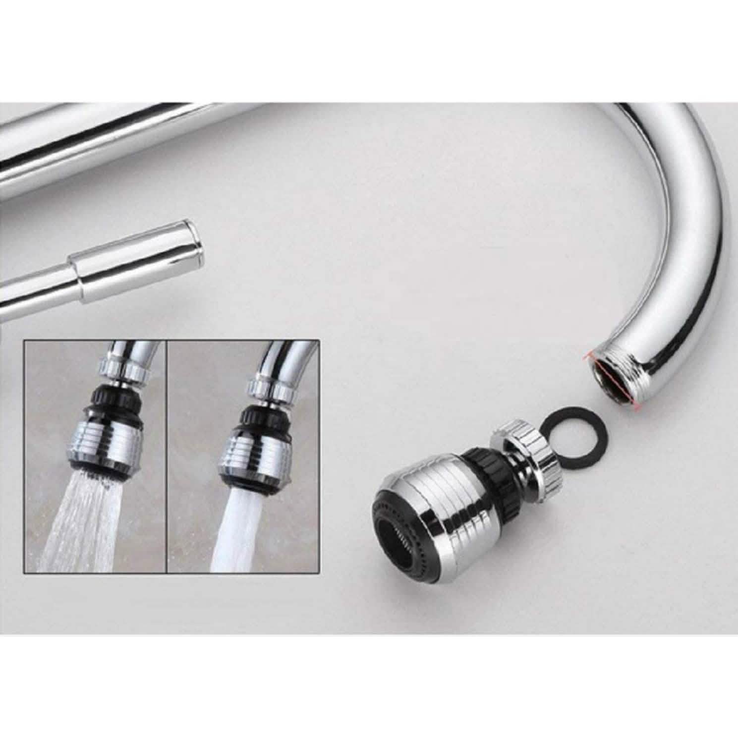 2-Pack: 360 Degree Swivel Faucet Aerator Deluxe Water Saving Faucet Sprayer by DailySale