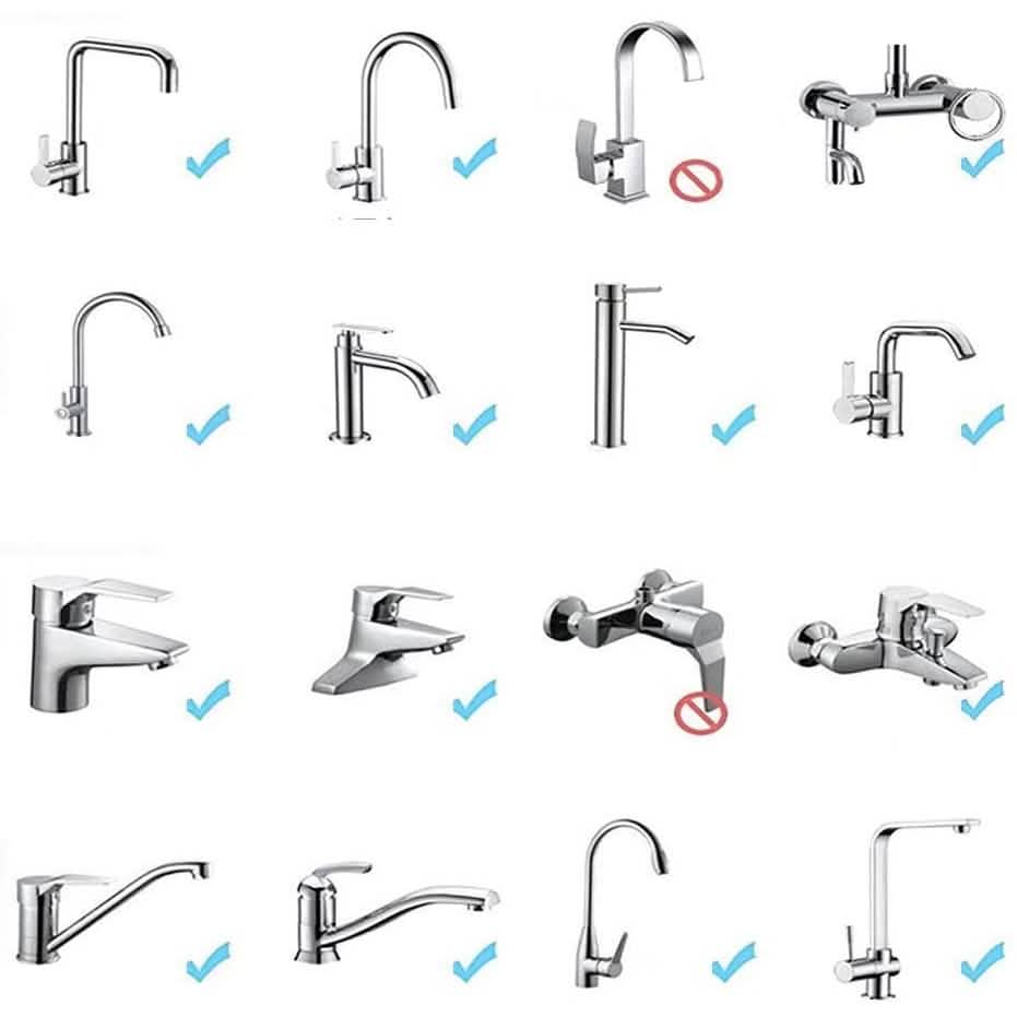 2-Pack: 360 Degree Swivel Faucet Aerator Deluxe Water Saving Faucet Sprayer by DailySale